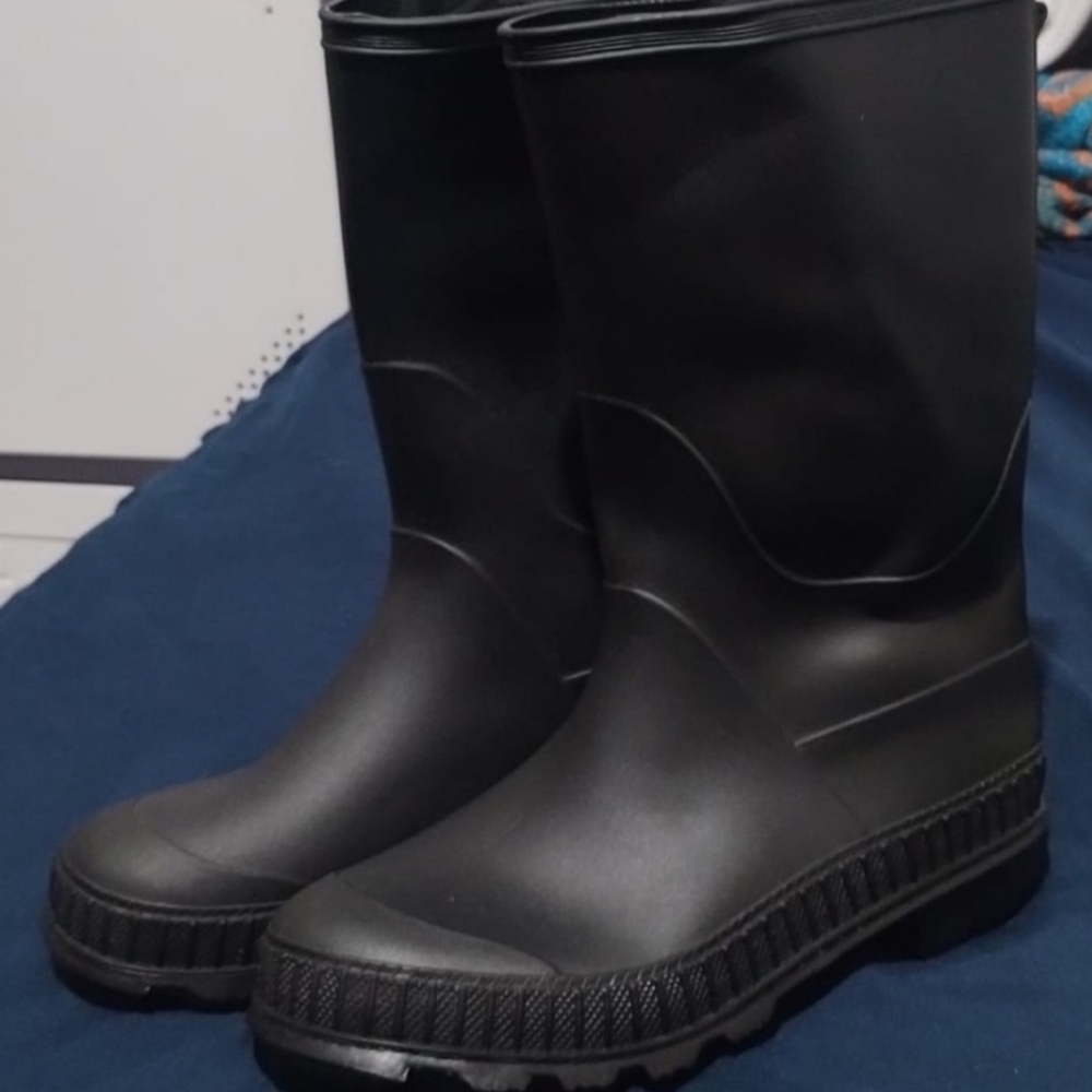 Black Kids Rain & Snow Boots